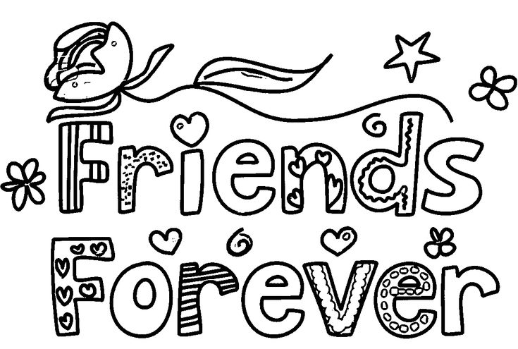 Best friend forever coloring pages quote coloring pages coloring pages inspirational coloring pages for kids