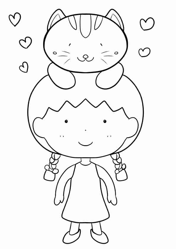 Bestfriend drawing for coloring page free printable nurieworld