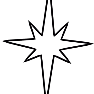 Christmas star coloring pages printable for free download