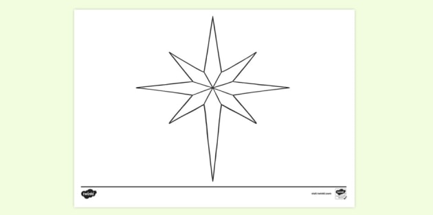 Christmas star colouring colouring sheets teacher made