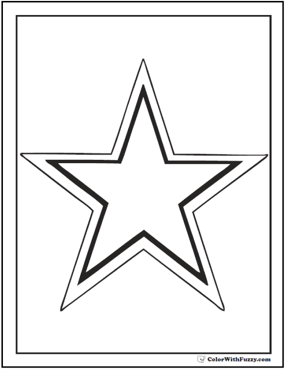 Star coloring pages â customize and print ad