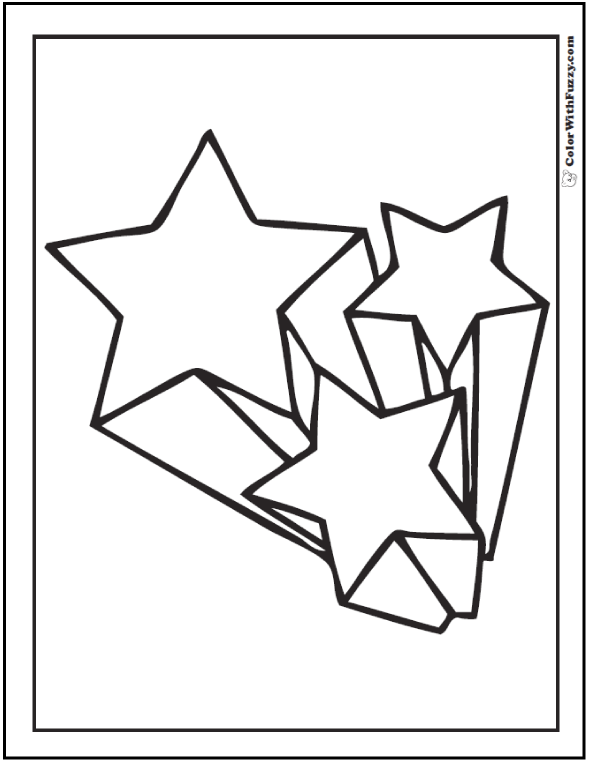 Star coloring pages â customize and print ad