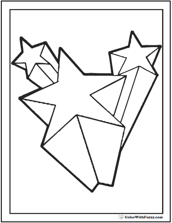 Star coloring pages â customize and print ad