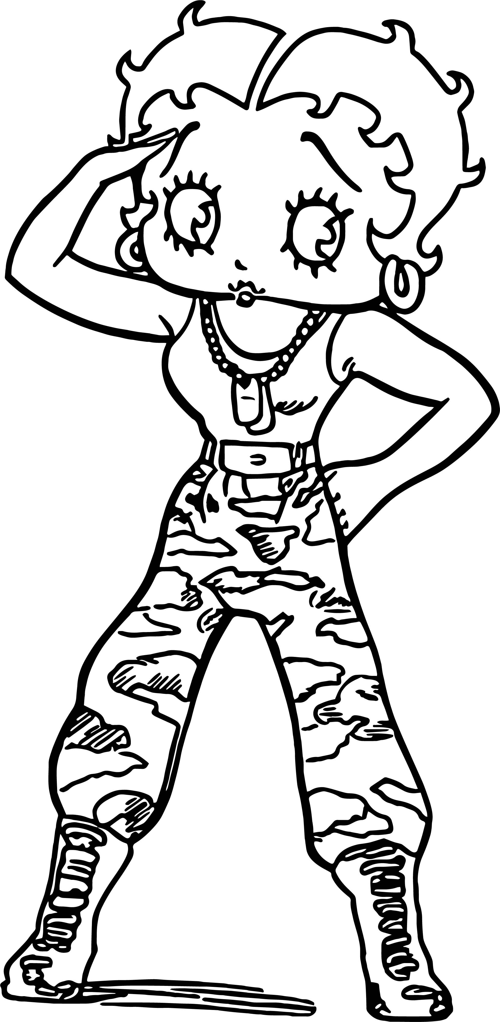 Betty boop coloring pages coloring book pages