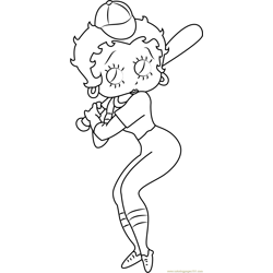 Betty boop coloring pages for kids printable free download