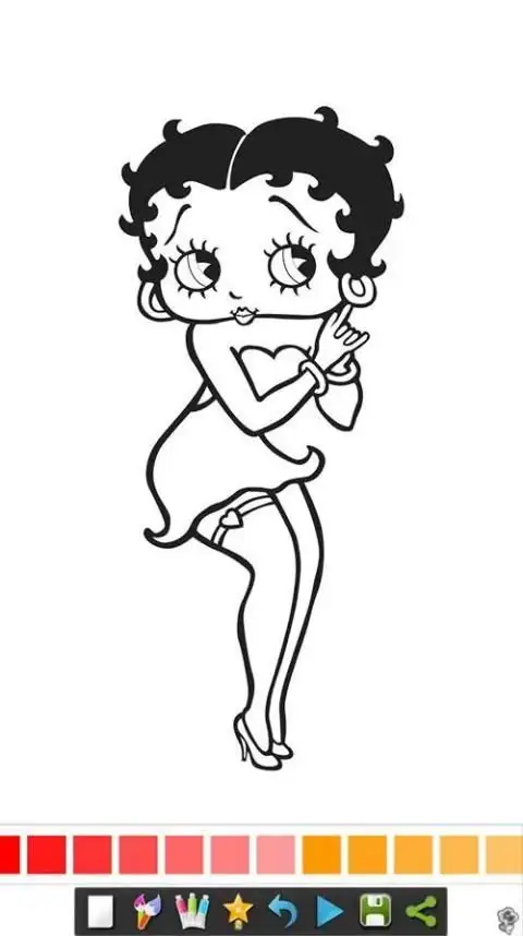 Betty boop coloring apk download