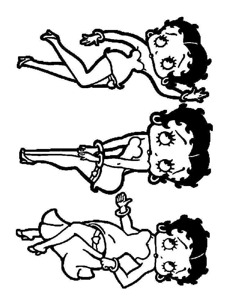 Betty boop coloring pages