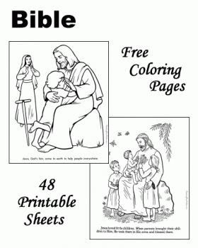 Free printable bible coloring pages