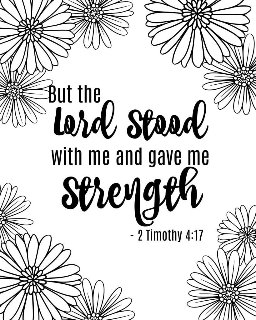 Free printable bible verse coloring sheets â simple mom project