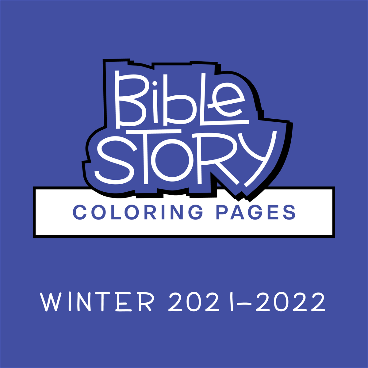 Bible story coloring pages winter