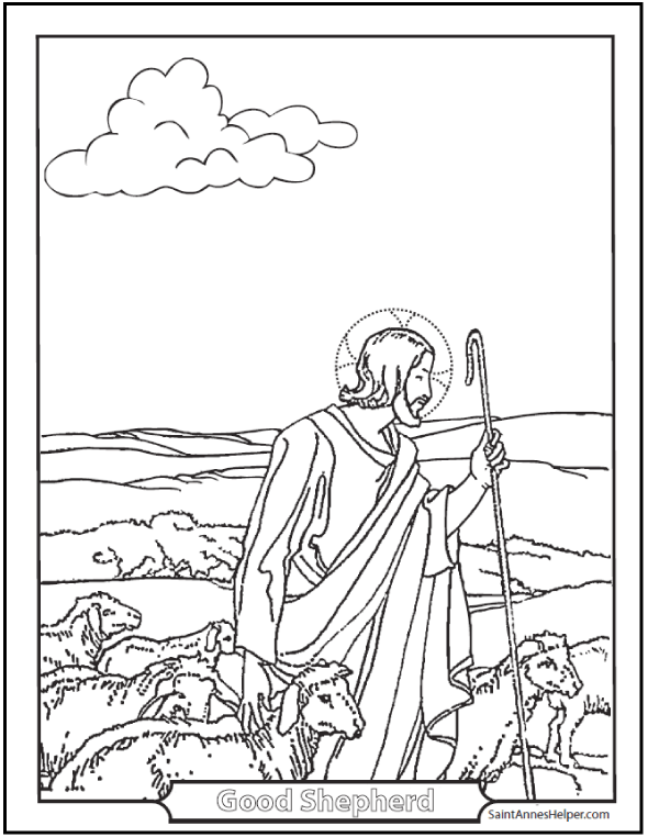 Bible story coloring pages âï creation jesus miracles parables