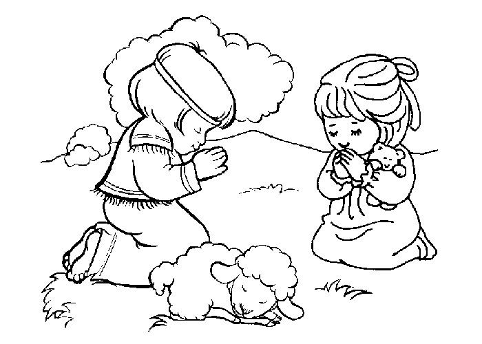 Printable bible coloring pages for kids