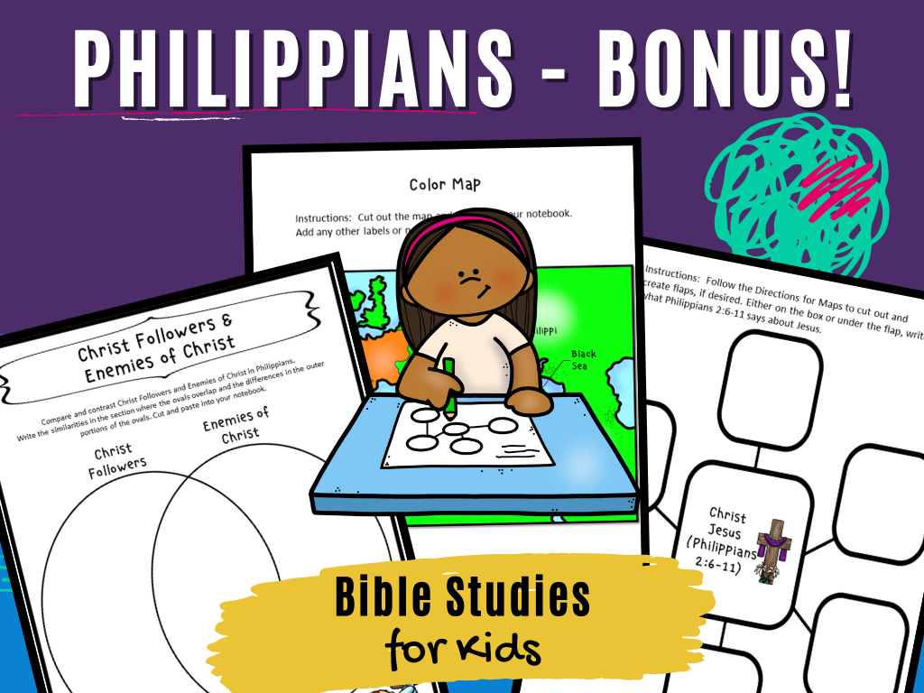 Bible studies for kids â philippians bundle â deeper kidmin