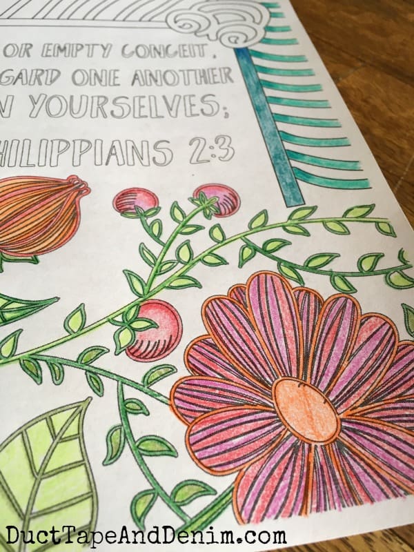 Free scripture coloring pages philippians