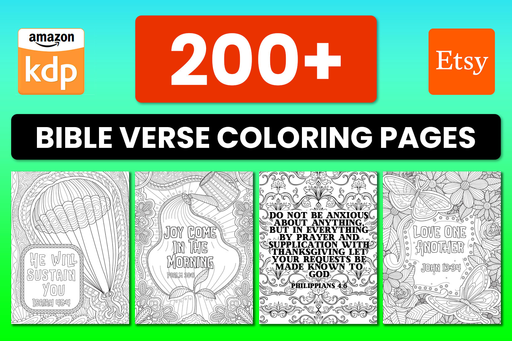 Deliver bible verses christians coloring pages for adults and kdp by hansacoloring