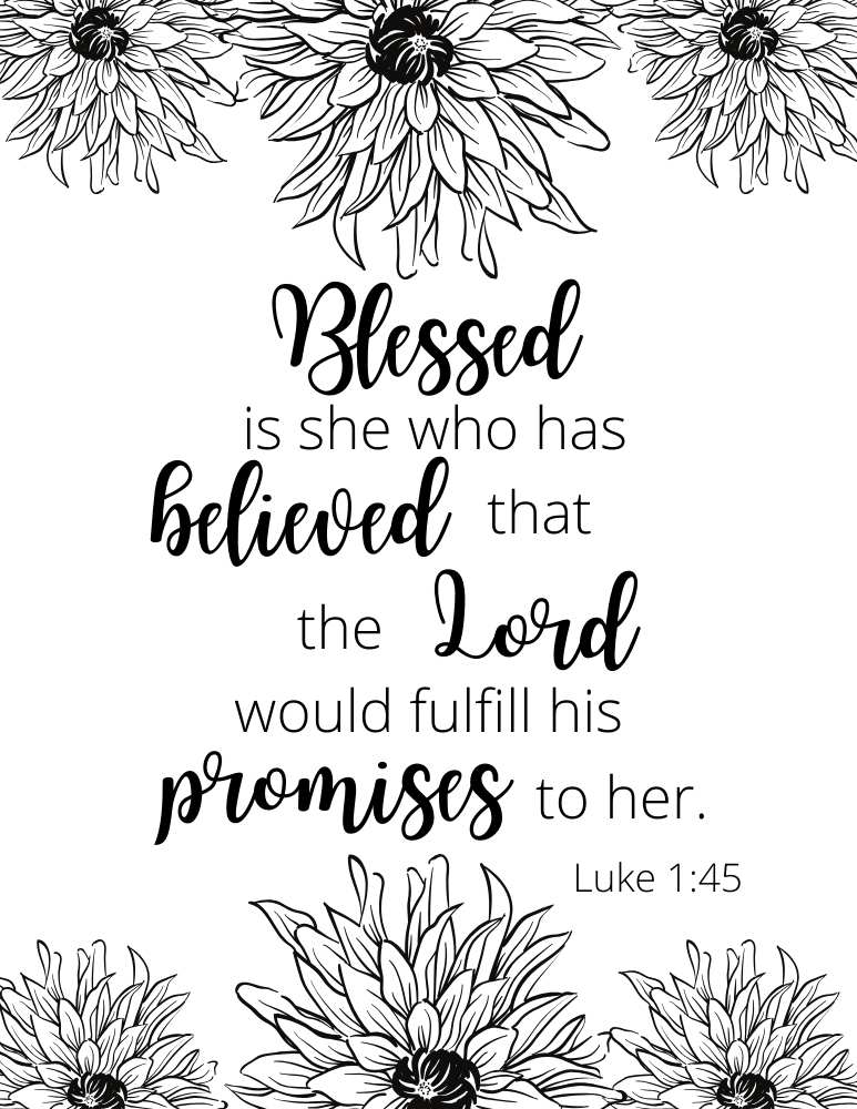 Free printable bible verse coloring pages