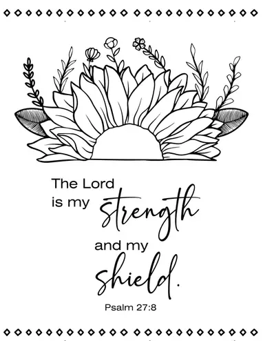 Free printable bible verse coloring pages