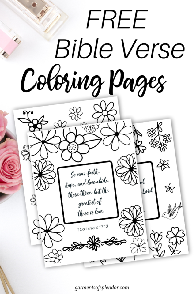 Printable bible verse coloring pages â penns valley charge of the umc