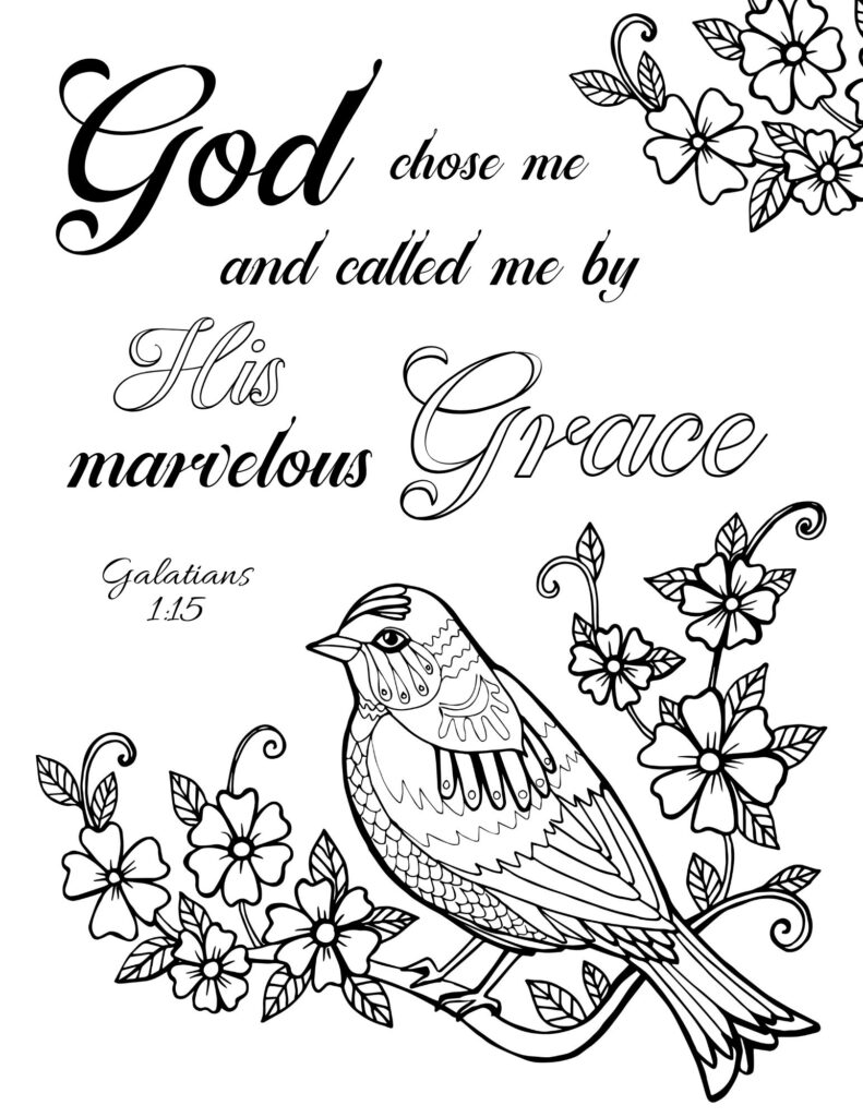 Free printable bible verse coloring pages