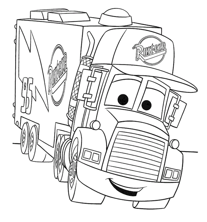 Truck coloring pages printable for free download