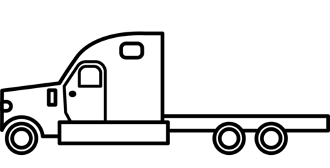 Semi truck coloring page free printable coloring pages