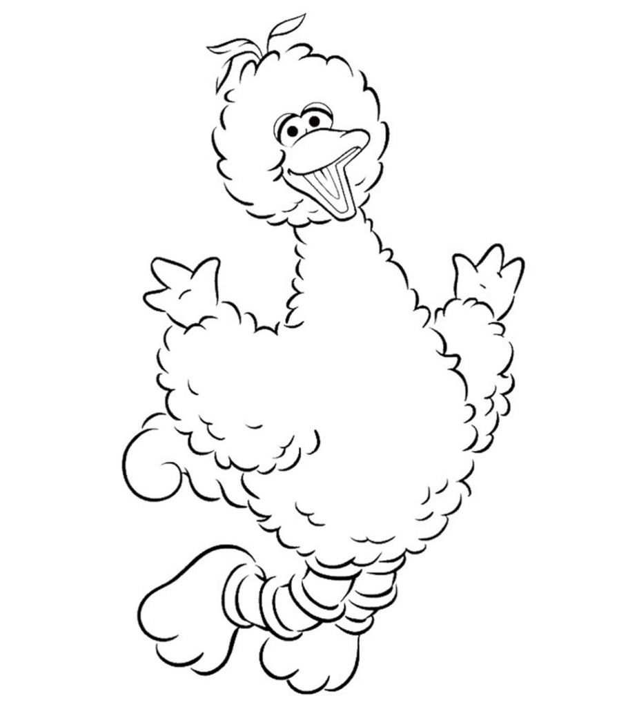 Top free printable big bird coloring pages online