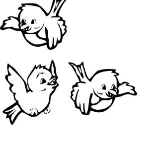 Cute bird coloring pages printable for free download