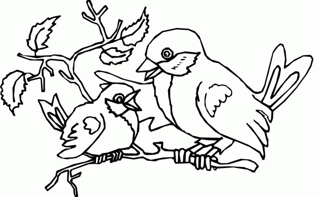 Free bird coloring pages pdf