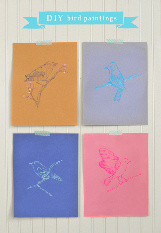 Free printable bird coloring pages â diy bird art with kids â paint your own birds small for big