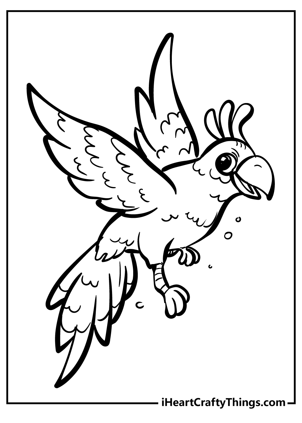 Bird coloring pages free printables