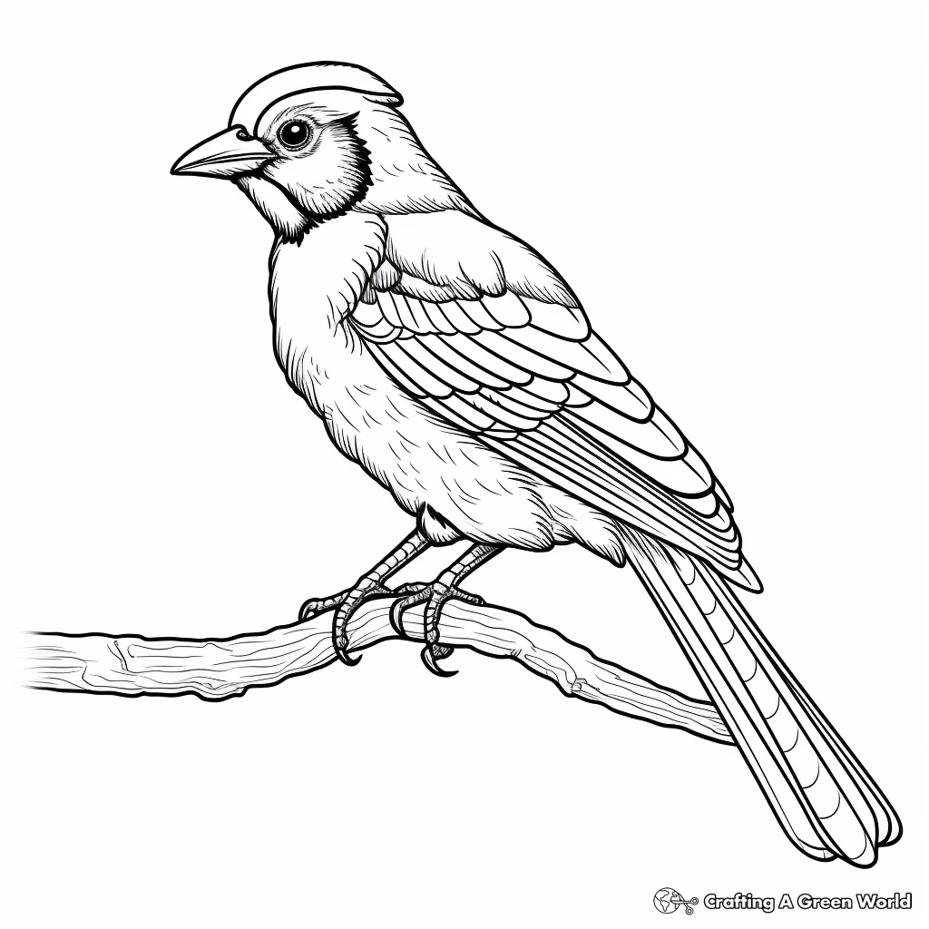 Blue bird coloring pages