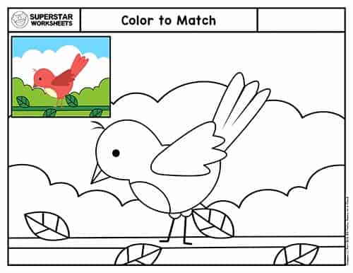 Coloring worksheets for preschool