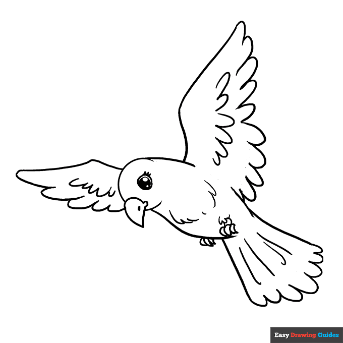 Free printable bird coloring pages for kids