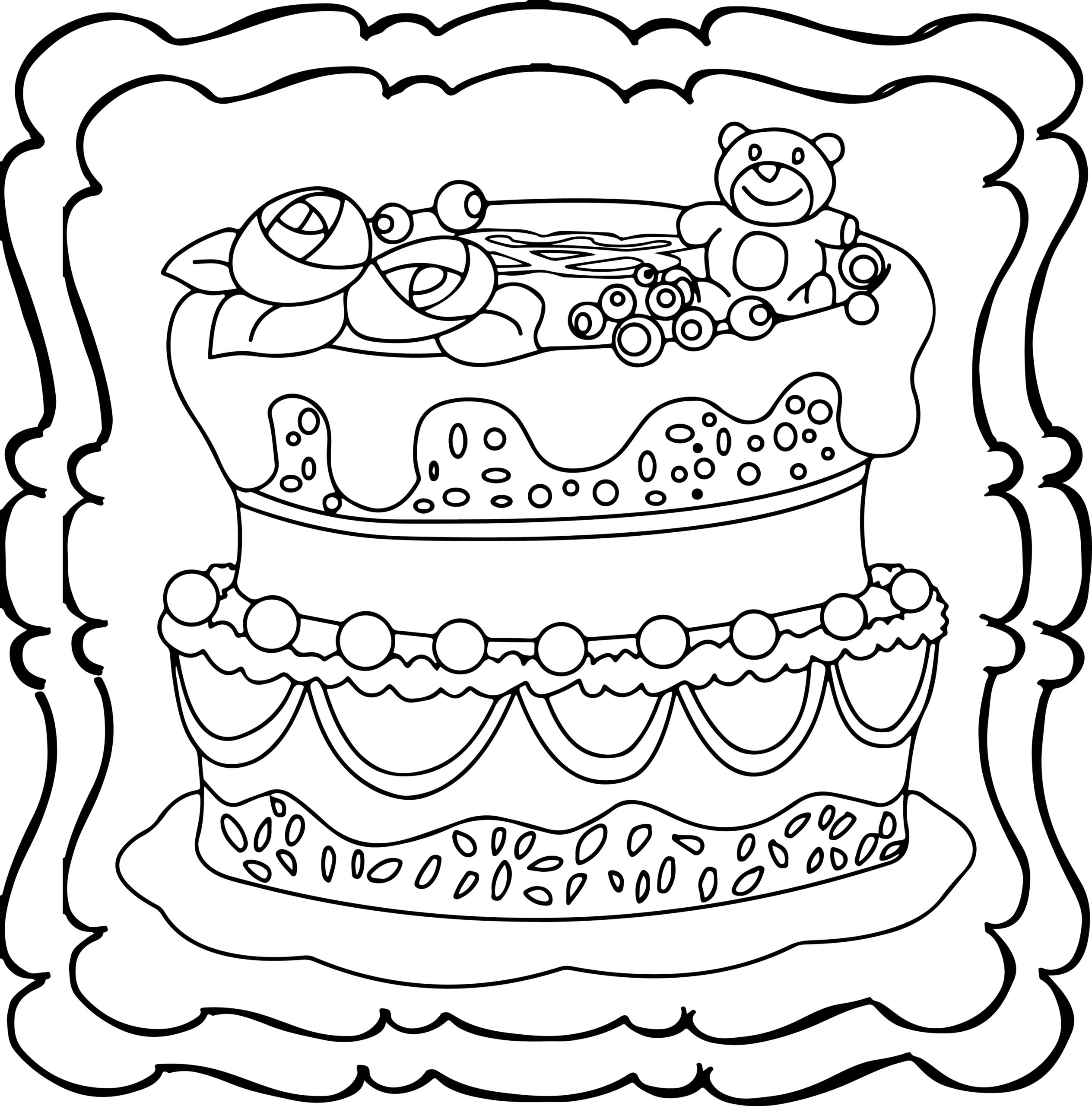 Birthday cake coloring book easy and fun birthday cake colouring book for kids made by teachers