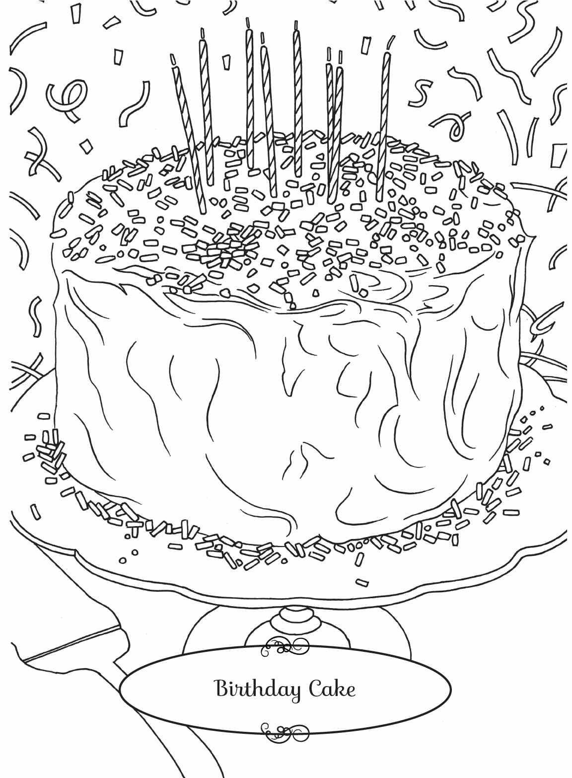 Weve turned your favorite southern living cakes into coloring pages