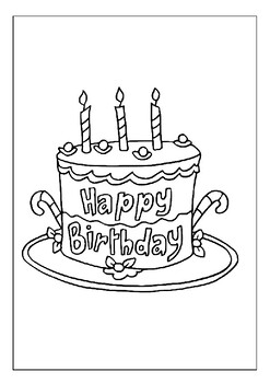 Unleash your creativity with our printable birthday card coloring pages p