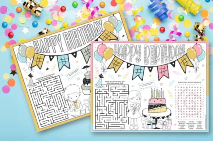 Happy birthday coloring pages printable