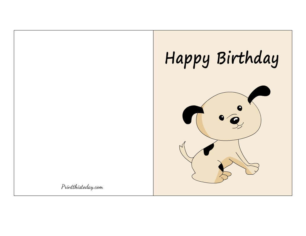 Free printable cute birthday cards