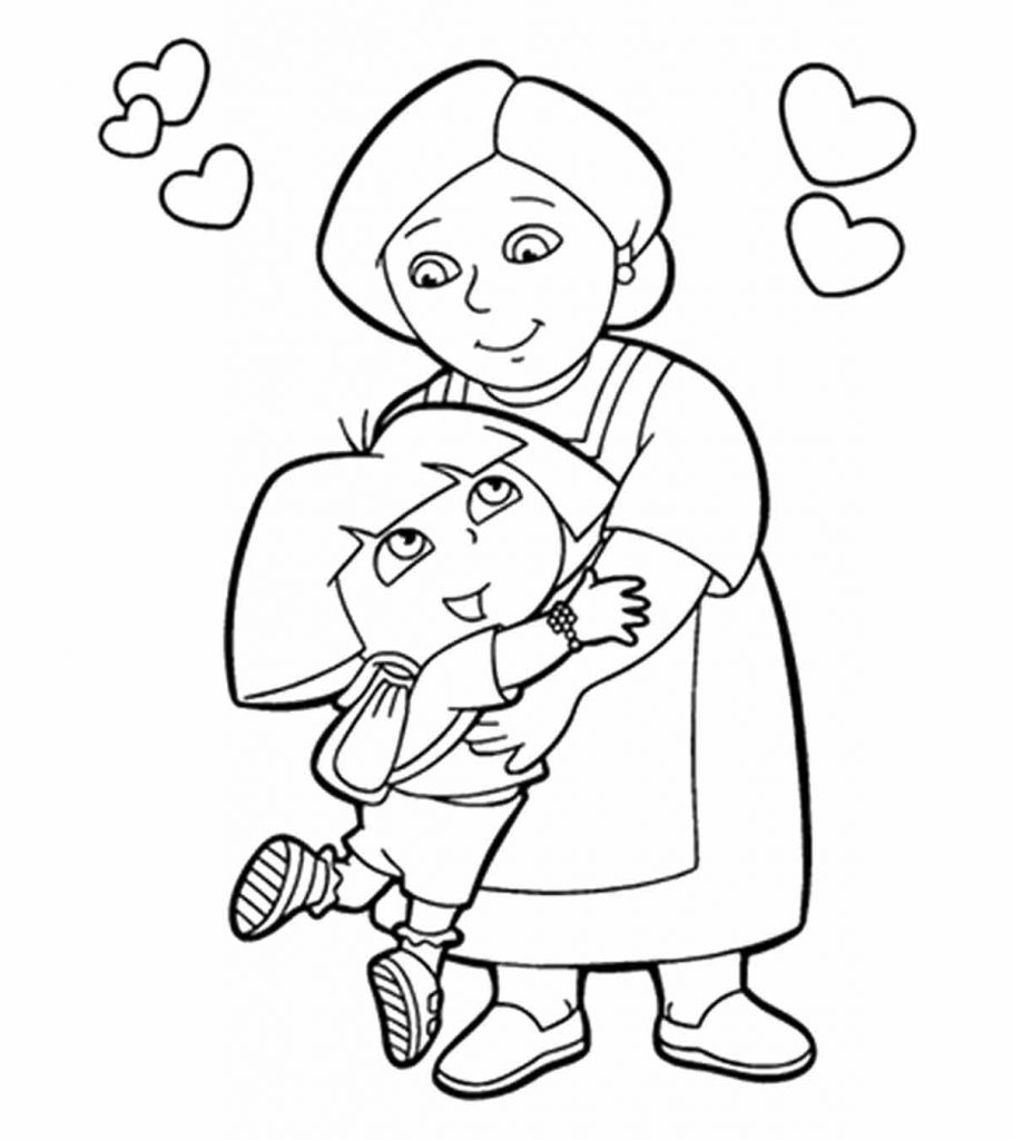 Top free printable grandma coloring pages online