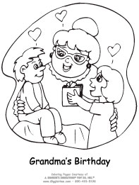 Birthday coloring pages