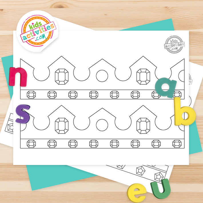 Enchanting birthday crown printable kids activities blog