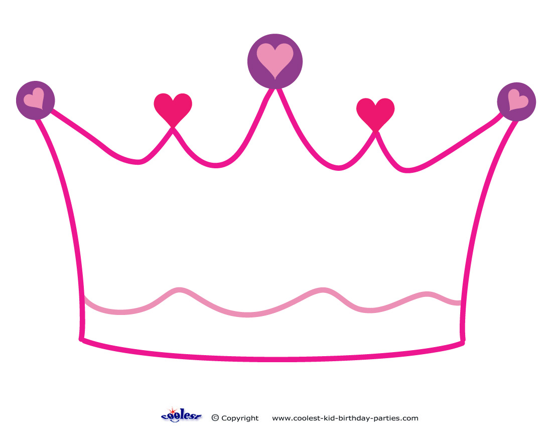 Printable crown decoration