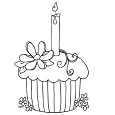 Top free printable cupcake coloring pages online