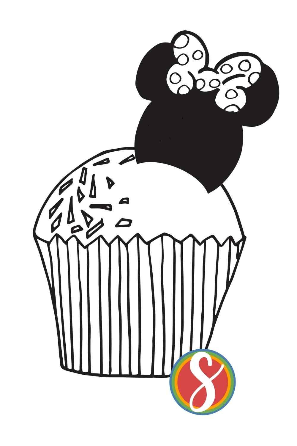 Free cupcake coloring pages â stevie doodles