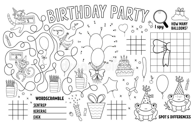 Maze birthday stock illustrations â maze birthday stock illustrations vectors clipart