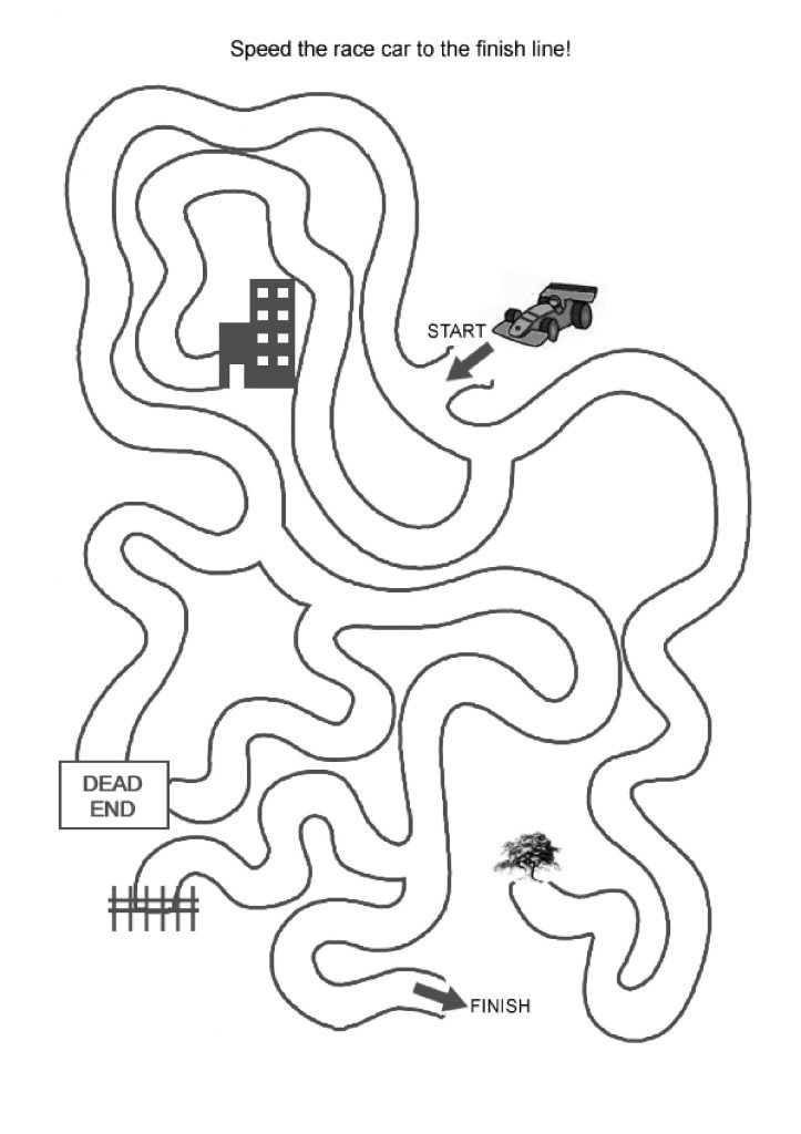 Easy mazes printable mazes for kids