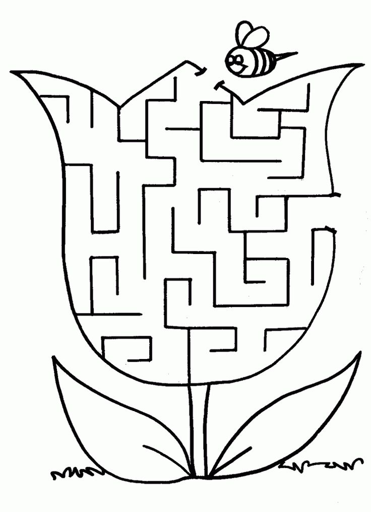 Easy mazes printable mazes for kids