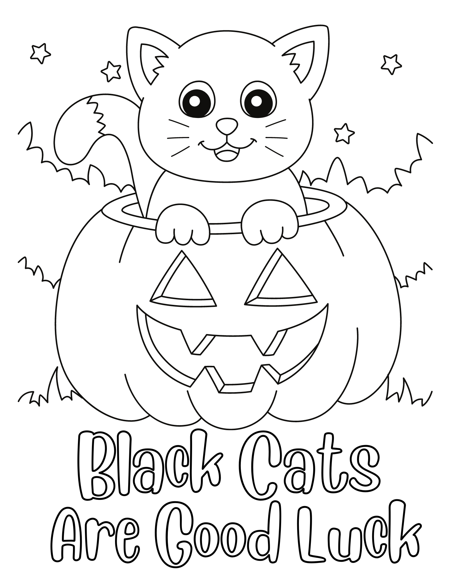 Free printable cat coloring pages for kids and adults