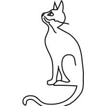 Black cats coloring pages