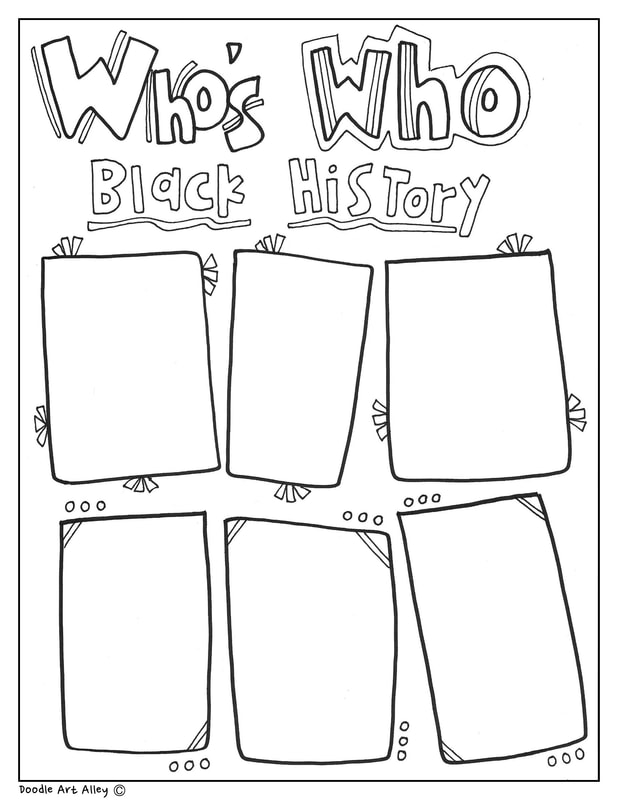 Black history month printables